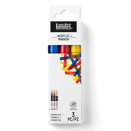 Acrylic Marker Set - 3x2mm - Favorites