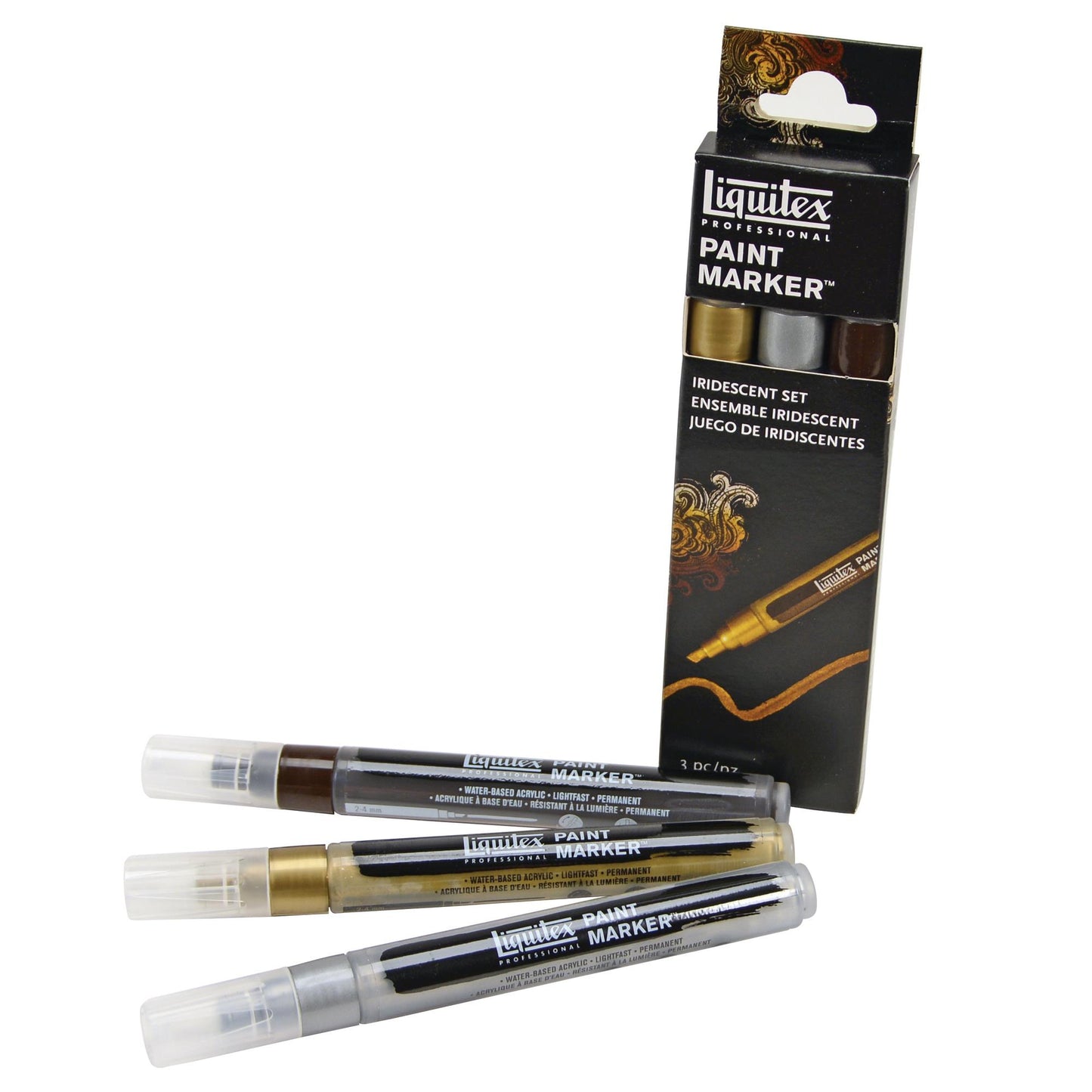 Acrylic Marker Set - 3x2mm - Iridescents