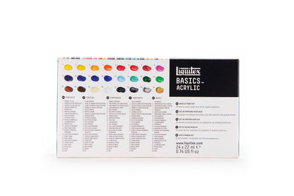 Liquitex Basics Acrylic Set - 24x22ml - Best Sellers