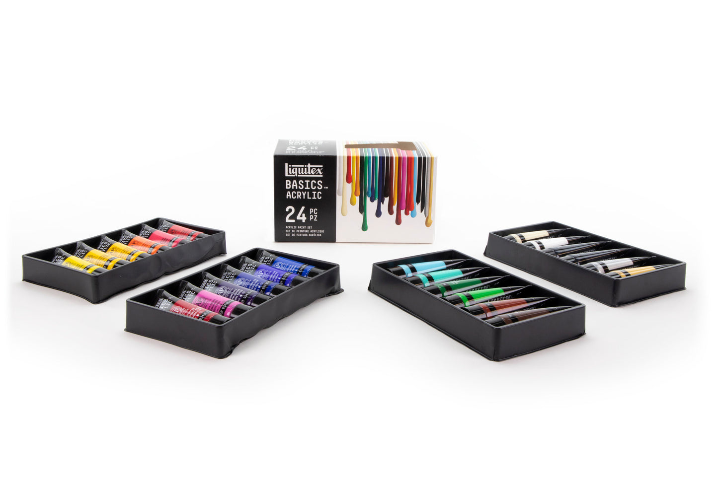 Liquitex Basics Acrylic Set - 24x22ml - Best Sellers
