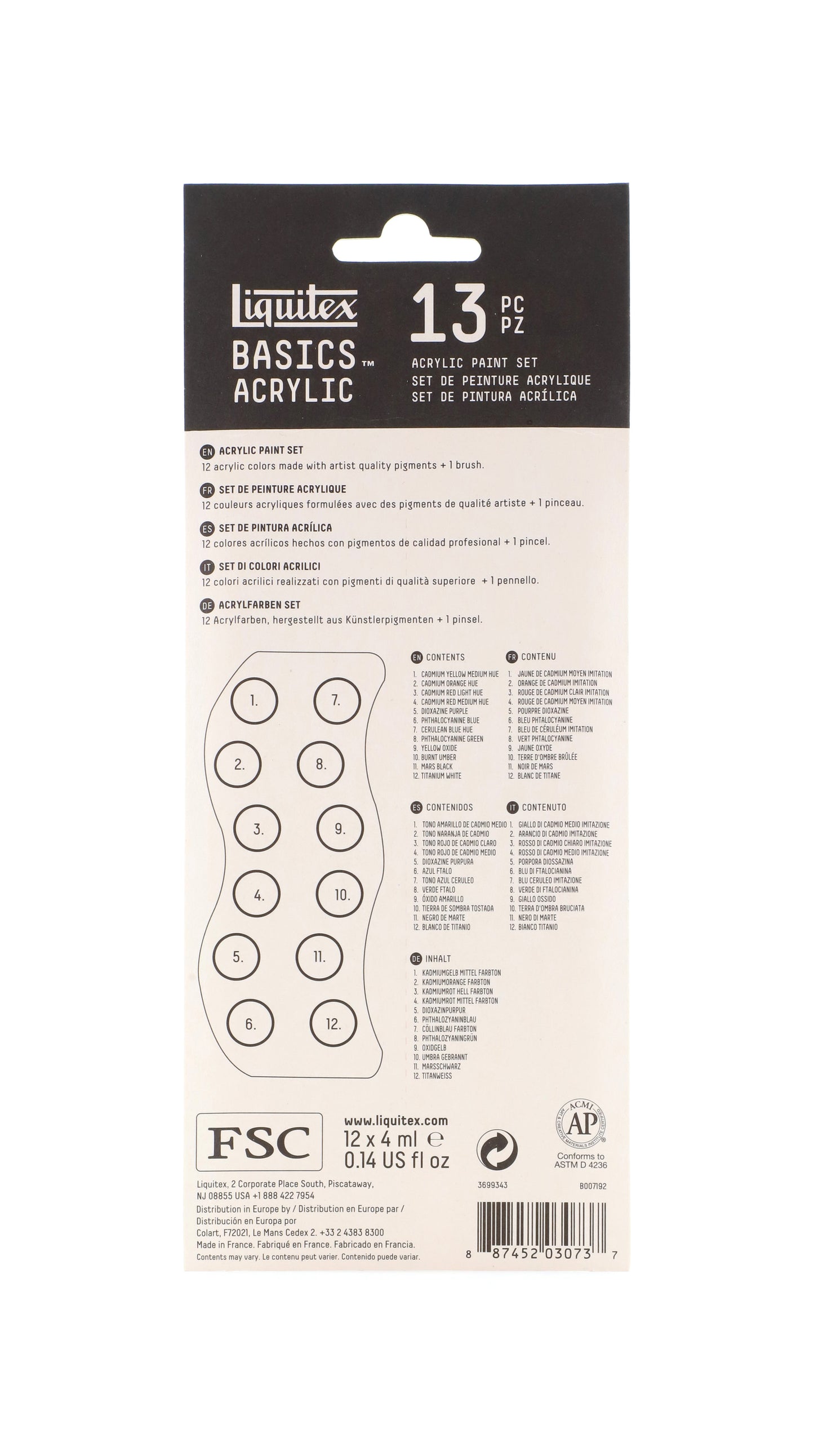 Liquitex Basics Acrylic Mini Set