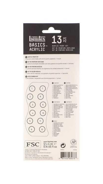 Liquitex Basics Acrylic Mini Set