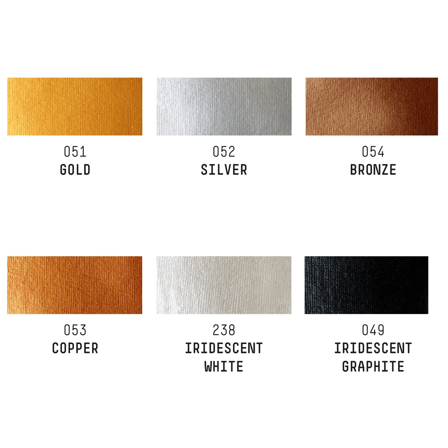 Liquitex Basics Acrylic Set - 6x22ml - Metallics & Iridescents