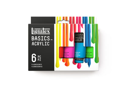 Liquitex Basics Acrylic Set - 6x22ml - Fluorescents