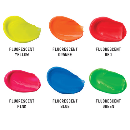 Liquitex Basics Acrylic Set - 6x22ml - Fluorescents