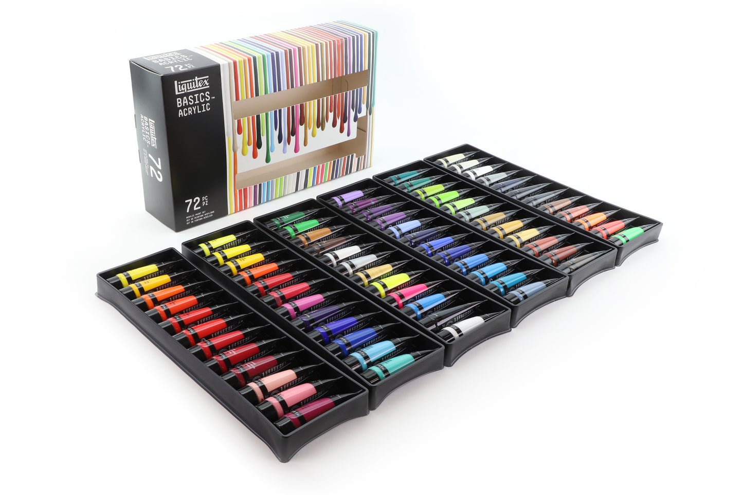 Liquitex Basics Acrylic Set - 72x22ml - The Complete Range