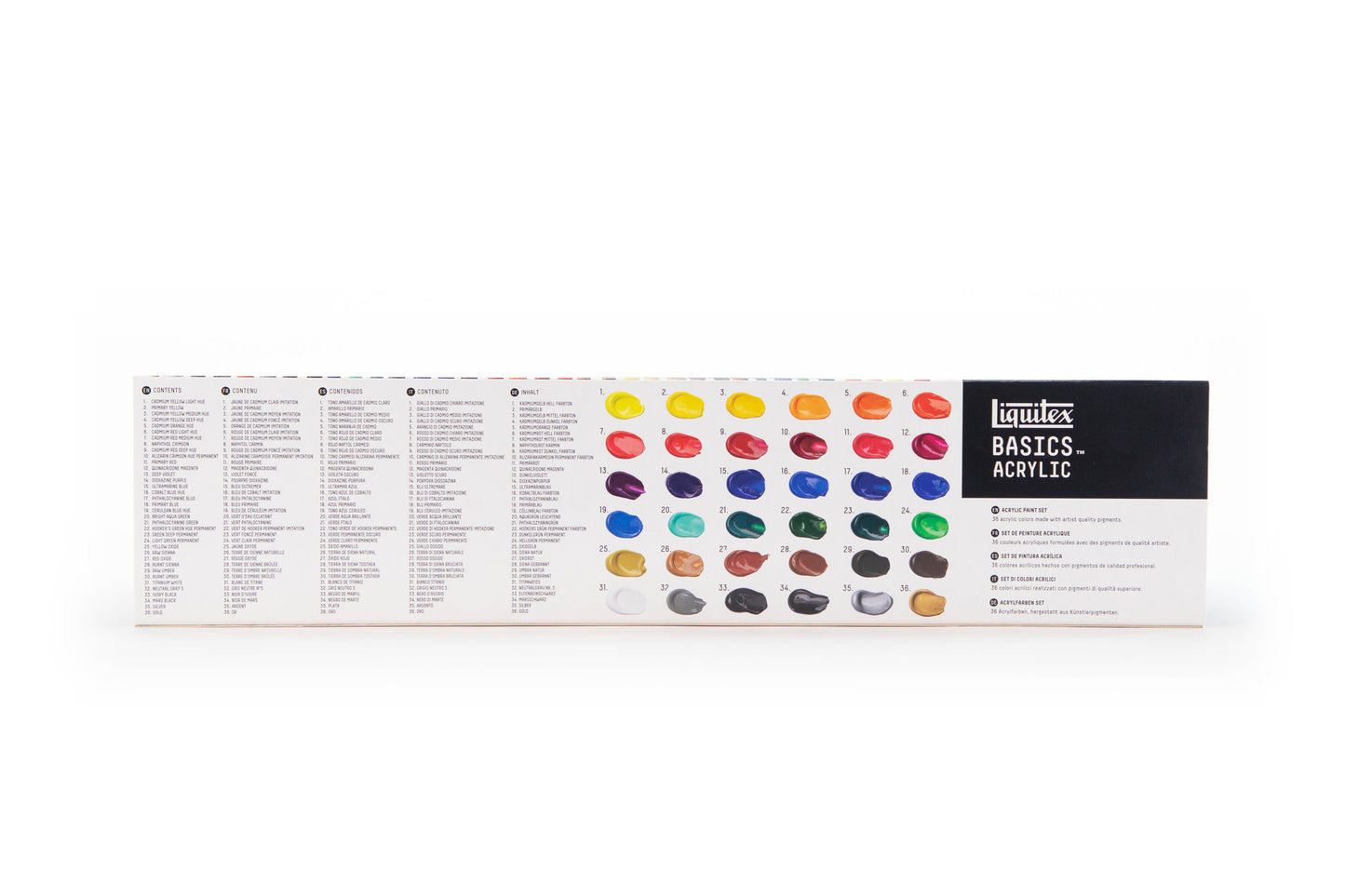 Liquitex Basics Acrylic Set - 36x22ml