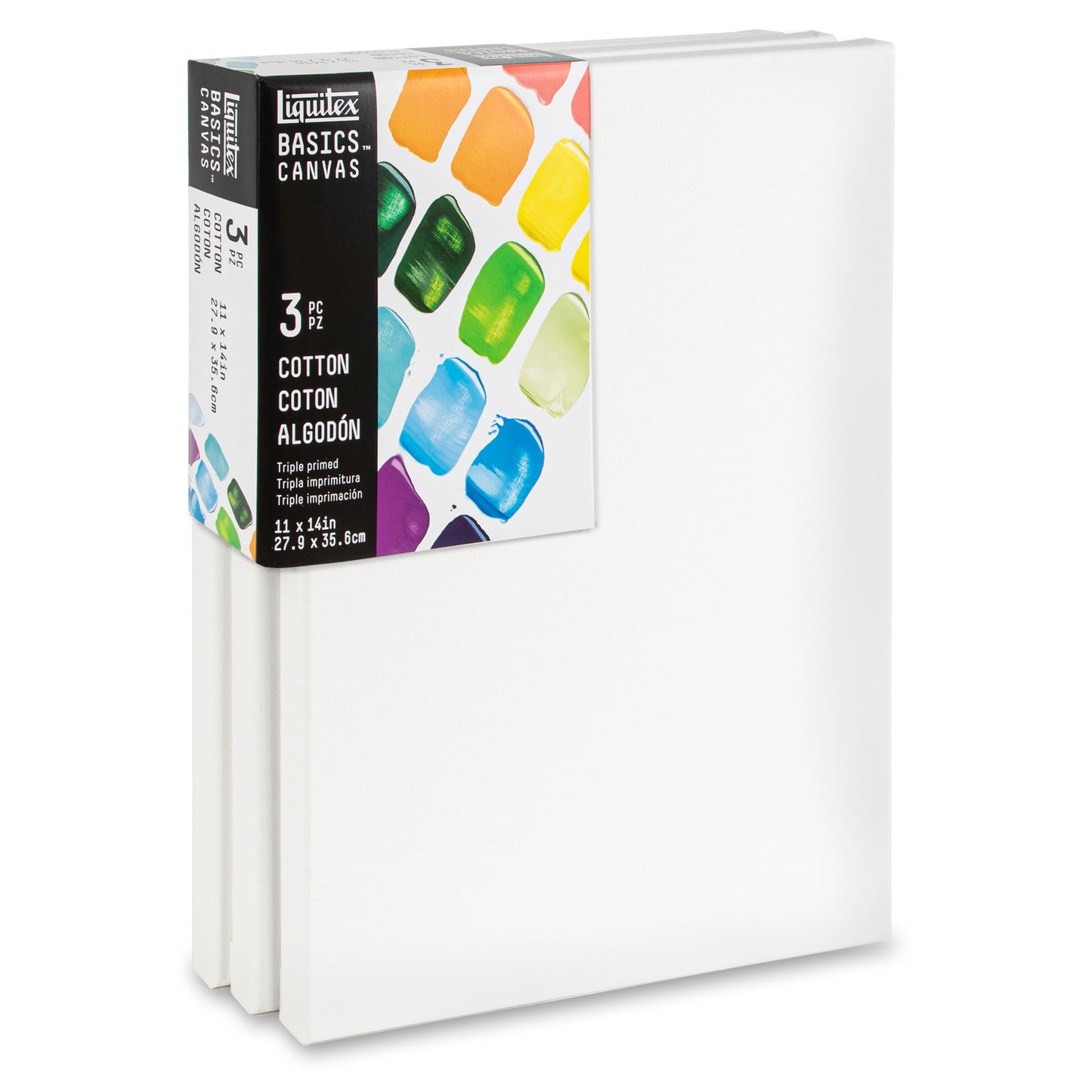 Basics Cotton Canvas 11x14" x3