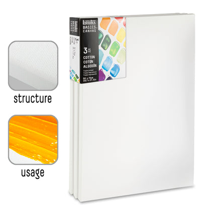 Liquitex Basics Set Of 3 Cotton Canvas 50x70cm