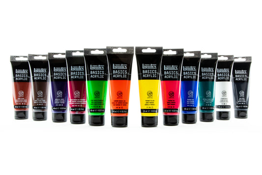 Liquitex Basics Acrylic Colour Set 12x118ml