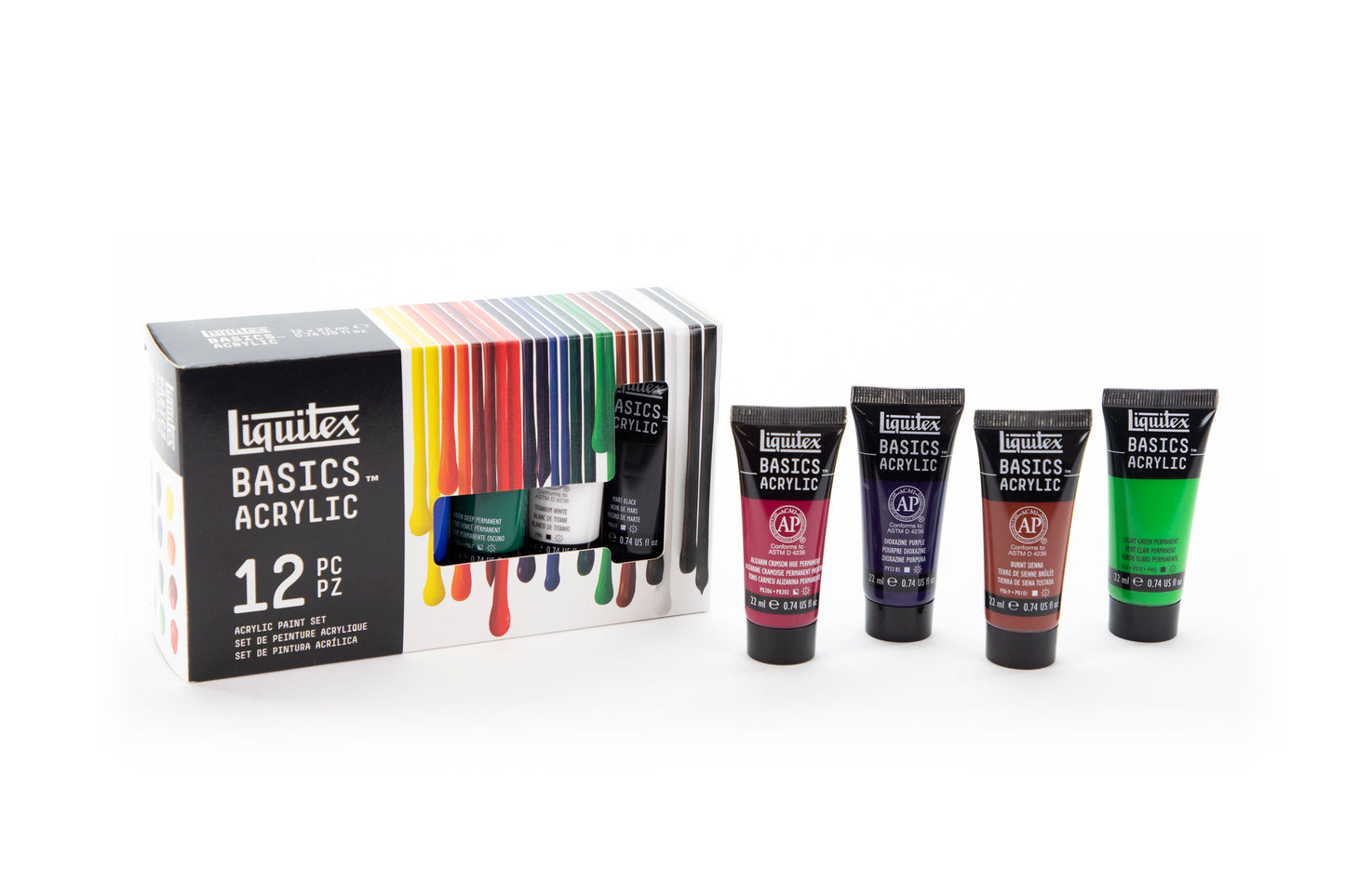 Liquitex Basics Acrylic Set - 12x22ml