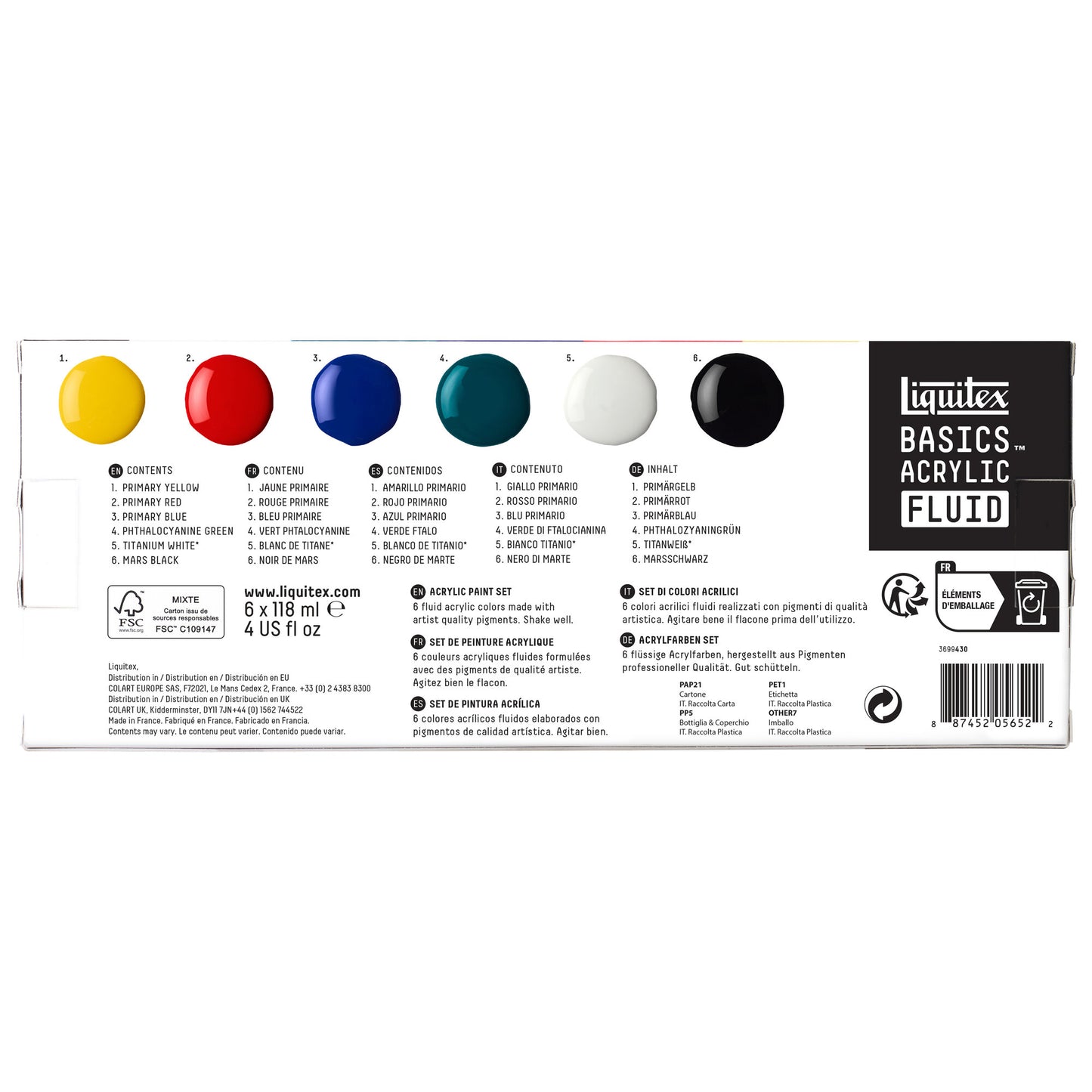 Liquitex Professional Heavy Body Acrylic Set - Pro Starter