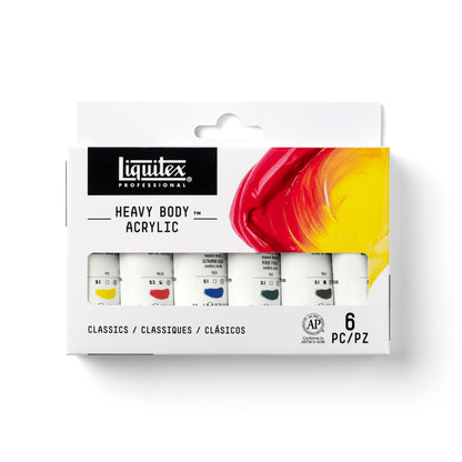 Liquitex Professional Heavy Body Acrylic Set - 6x22ml - Classics