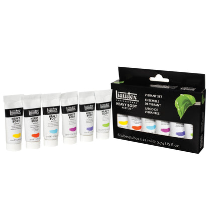 Liquitex Professional Heavy Body Acrylic Set - 6x22ml - Vibrants