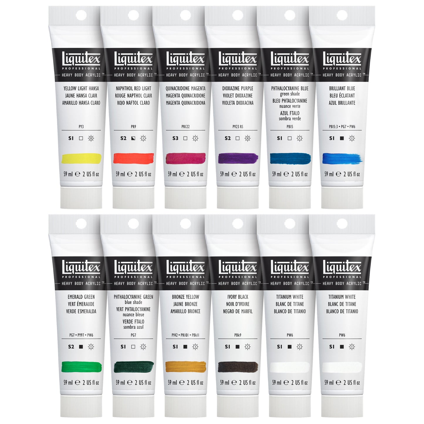 Heavy Body Acrylic, 59ml Tube