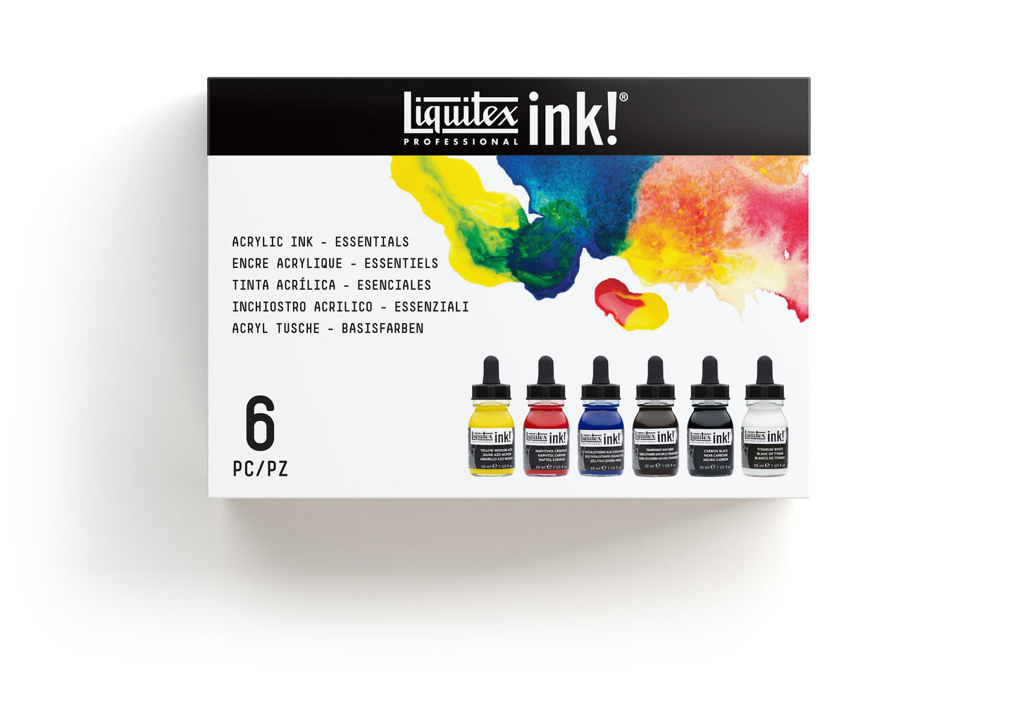 Acrylic Ink Set - 6x30ml - Essentials