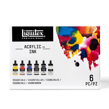 Acrylic Ink Set - 6x30ml - Essentials