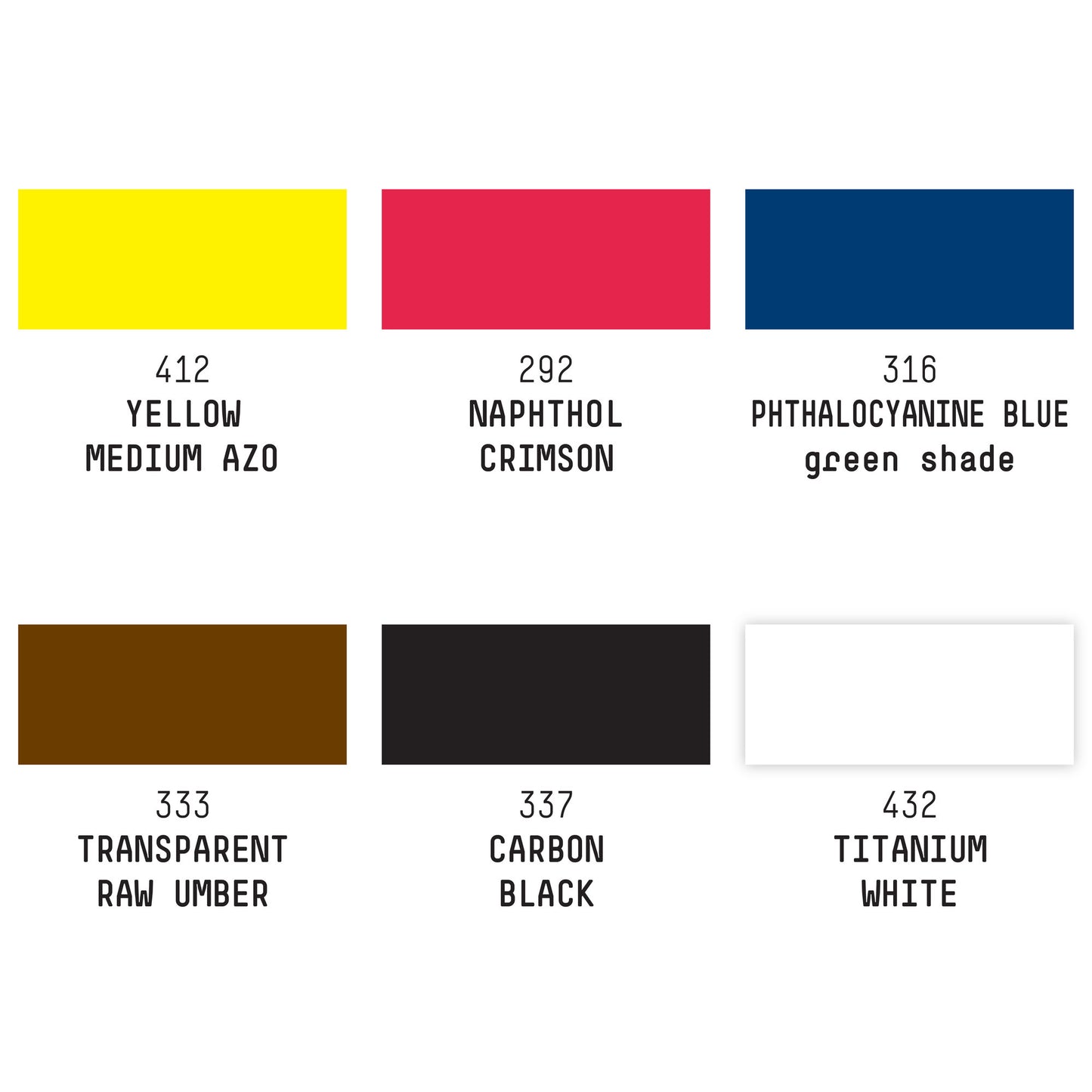 Acrylic Ink Set - 6x30ml - Essentials