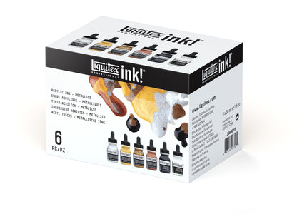 LIQUITEX, LX ACRYLIC, PROFESSIONAL ACRYLIC INK, SET