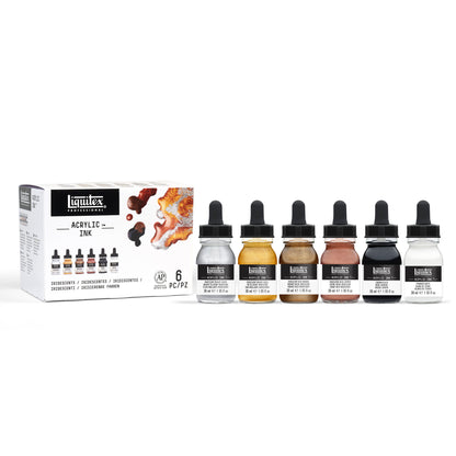 LIQUITEX, LX ACRYLIC, PROFESSIONAL ACRYLIC INK, SET