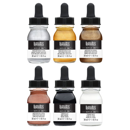 LIQUITEX, LX ACRYLIC, PROFESSIONAL ACRYLIC INK, SET