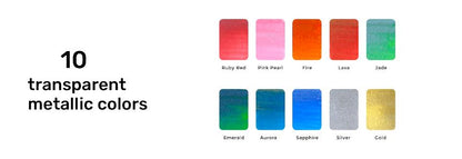 Viviva Colorsheets Metallics Set
