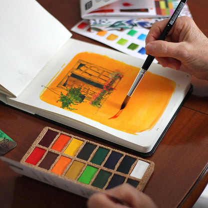 Viviva Watercolour Pan Set - Original 16 Colours