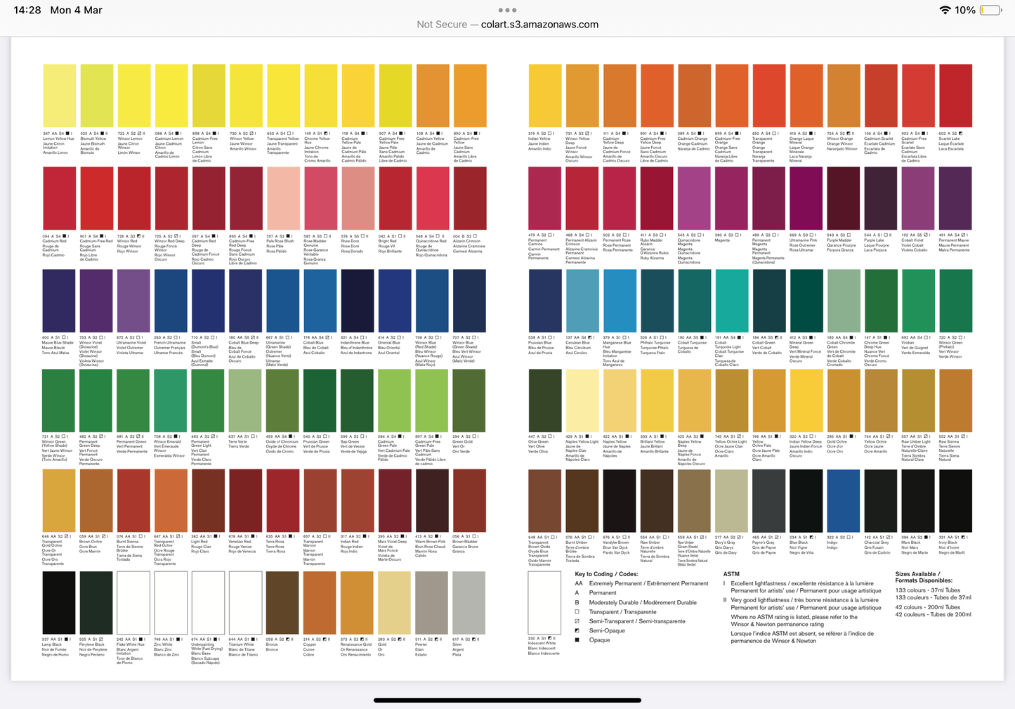 Artists’ Oil Colour, 200ml Tube