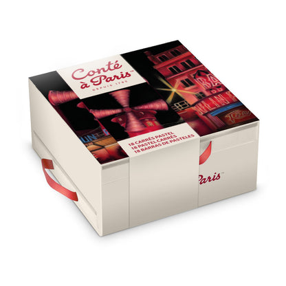 Conté À Paris Carrés 3 Draw Box - Set Of 18