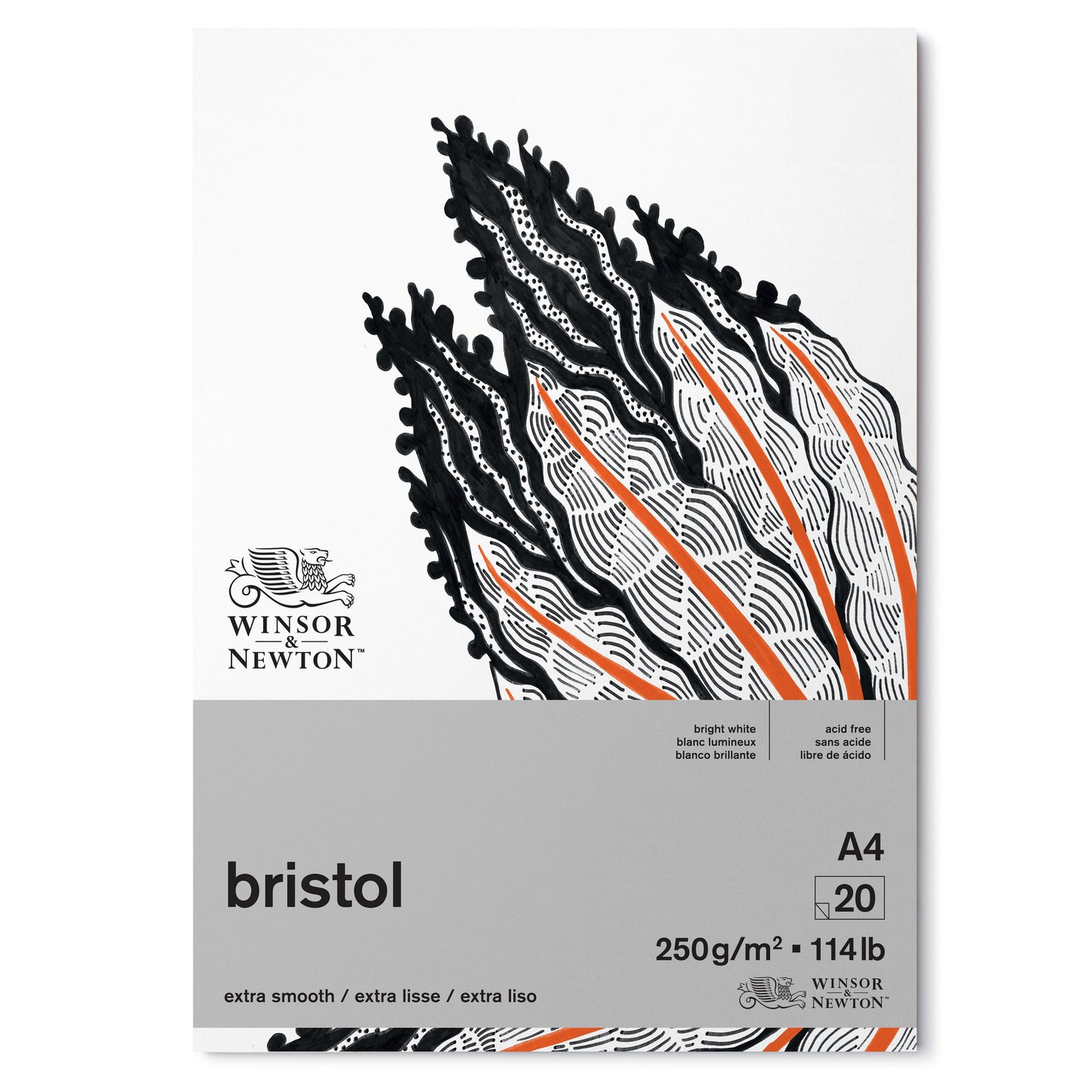 Winsor & Newton Bristol Pad - 250gsm - A4 Single