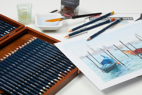 Watercolour Pencils 72 Wooden Box