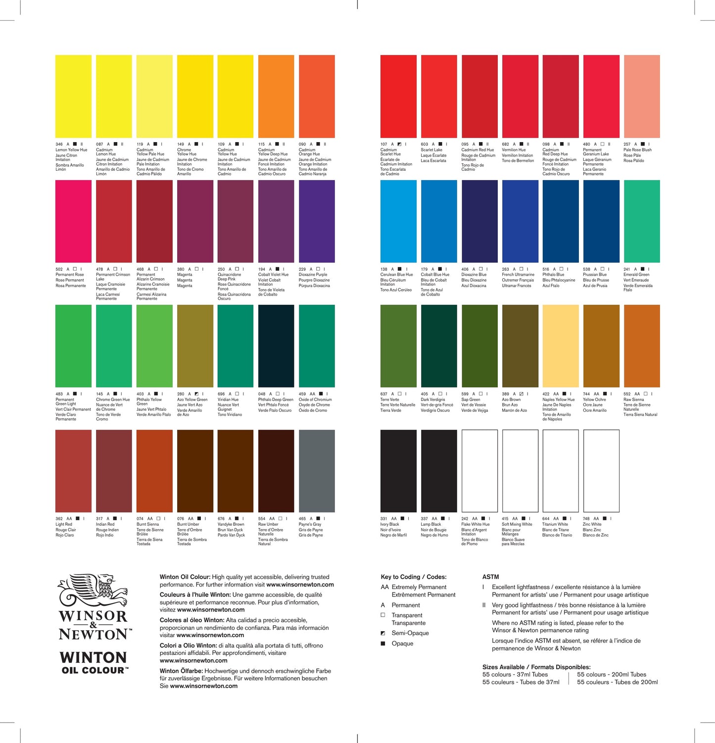 Winton Oil Colour 200ml Tube